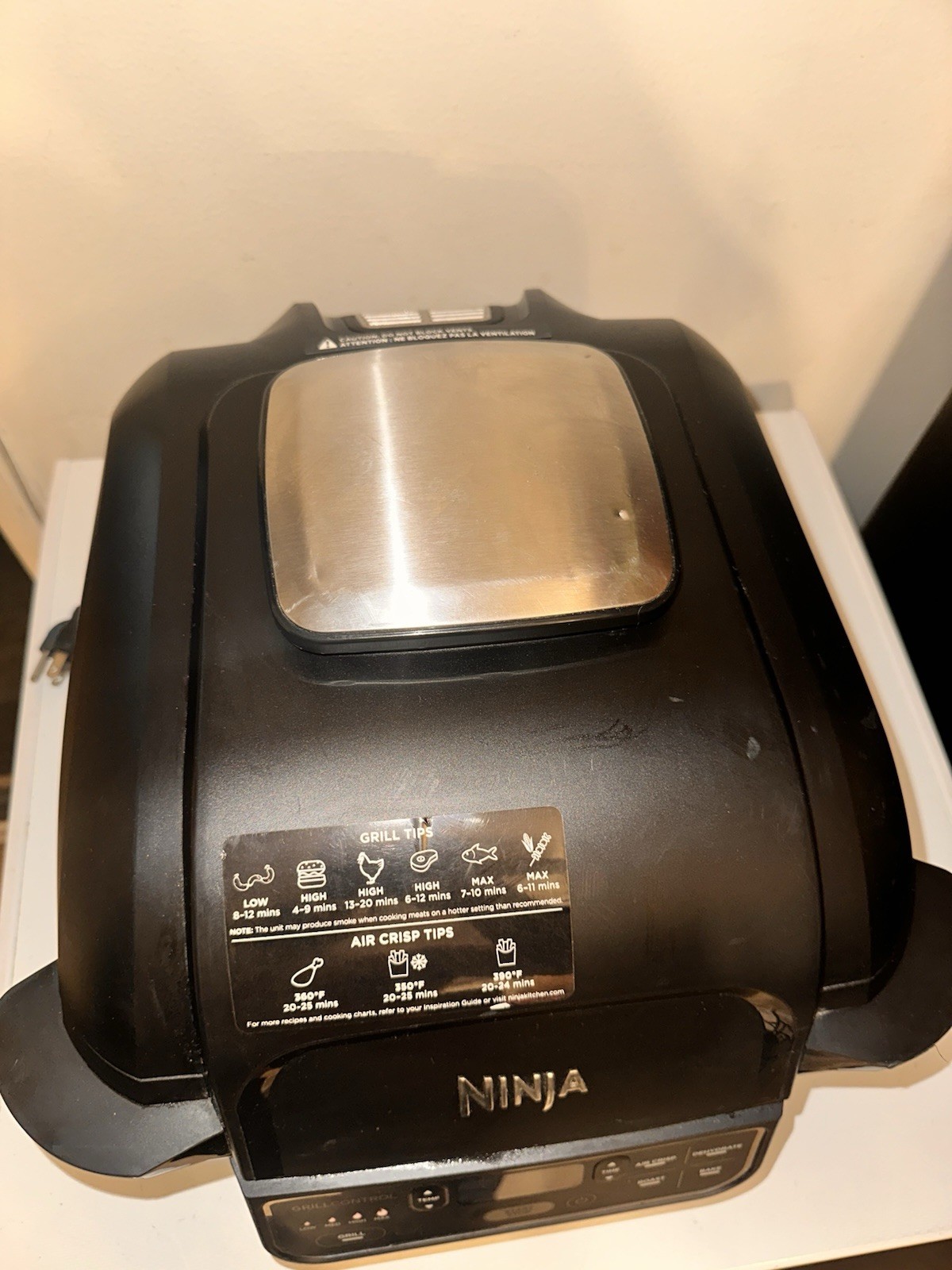 Ninja Foodi Grill AG302 Indoor Grill Air Fryer Roast Bake Dehydrate