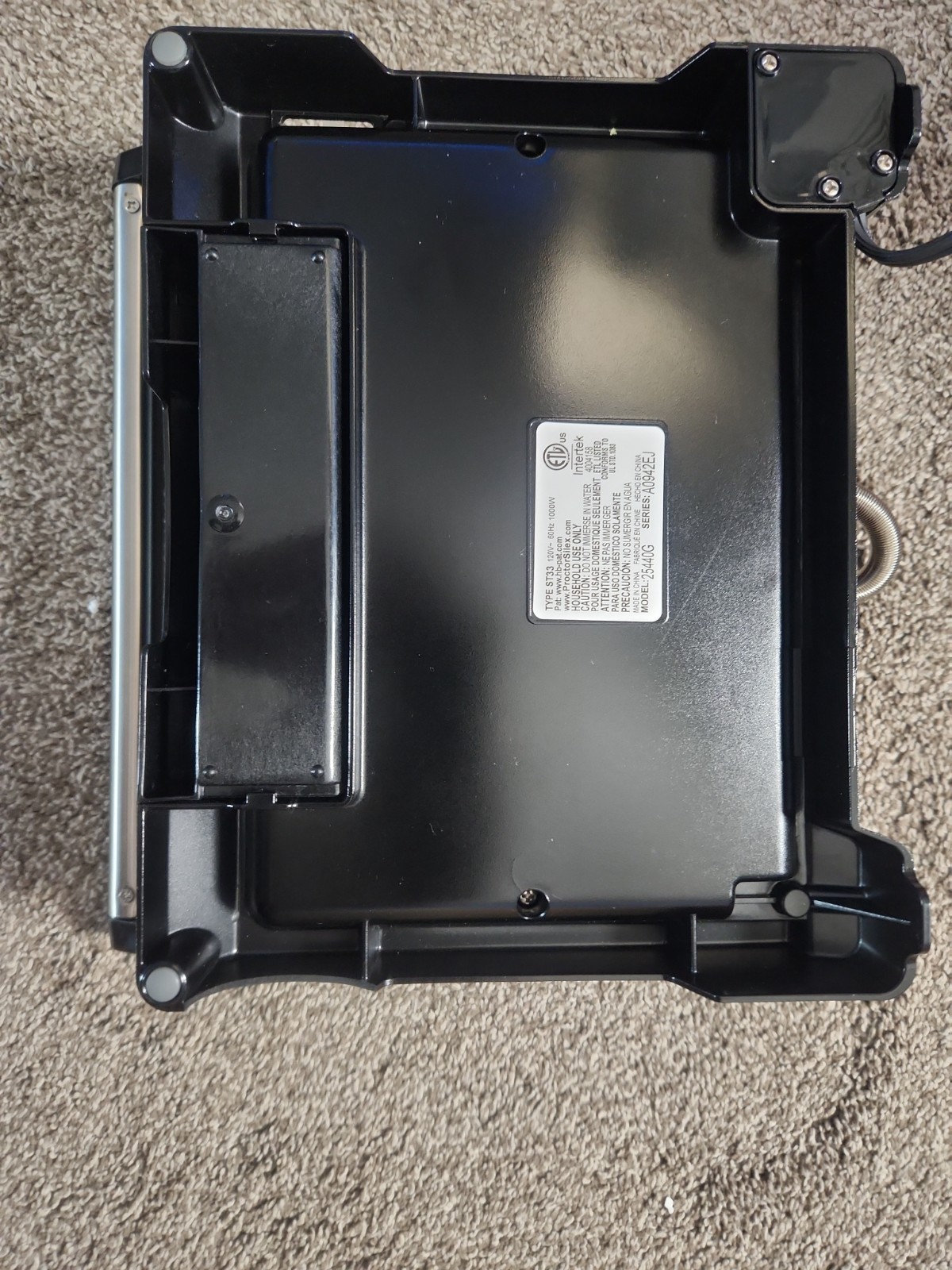 Proctor Silex Panini Press & Compact Grill, Nonstick Plates, 25440MN