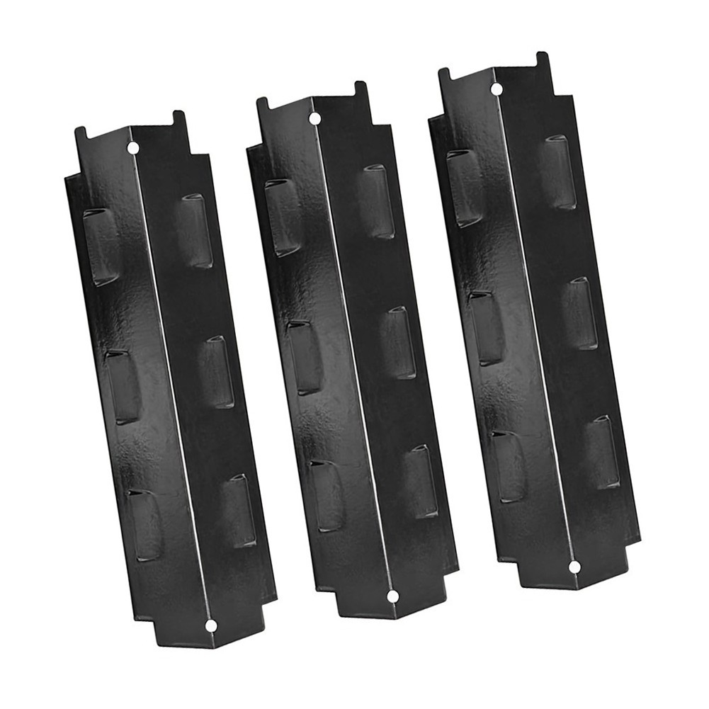 98531 Heat Plate Set 3 pcs 14.5 x 4.29 in Porcelain Steel for Gas Grill Brands