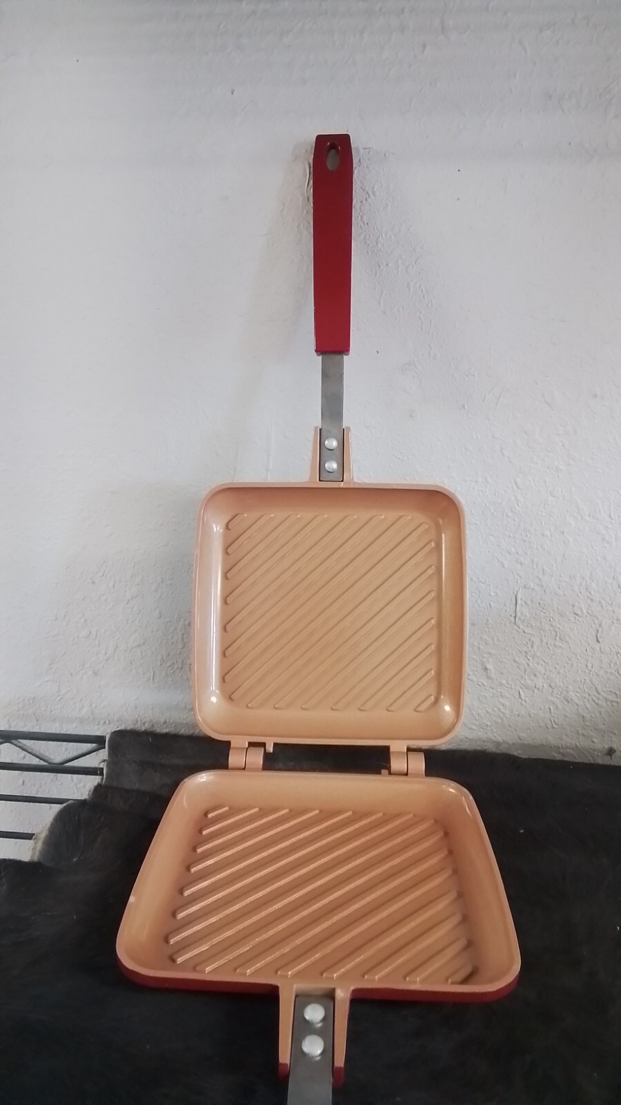 Red Copper flipwich hot sandwich panini maker campfire grilled cheese