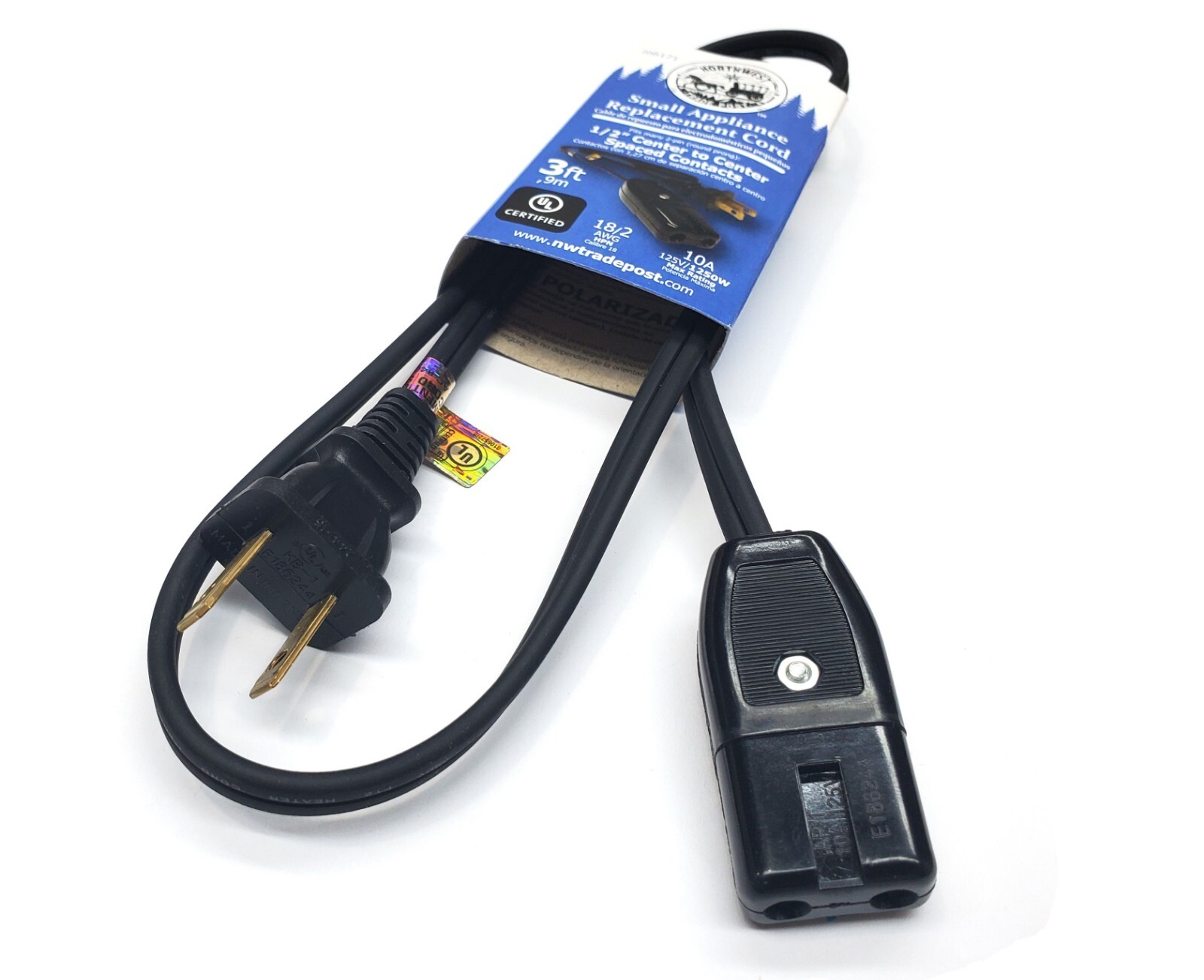 Replacement AC Power Cord for Vtg Regal Portable Electric Broiler Model No 7525