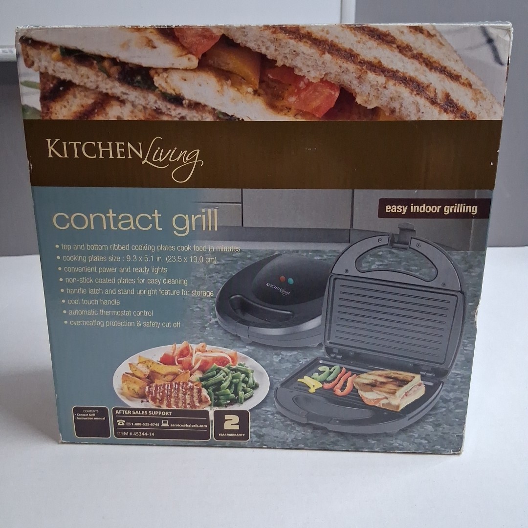 Kitchen Living Contact Grill New Opened Box Never Been Used