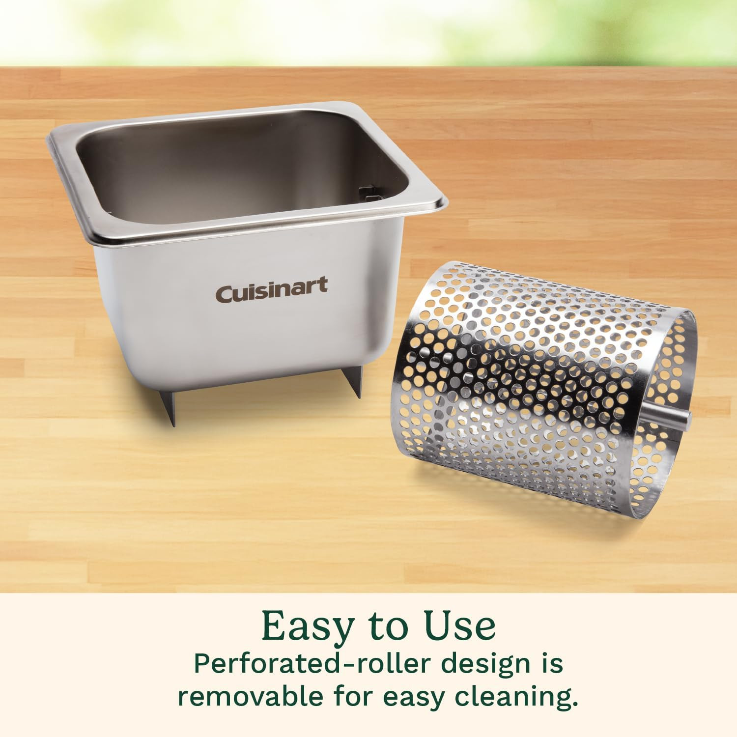 Stainless Steel Butter Wheel, Raised Bottom Butter Roller for Griddle for Golden