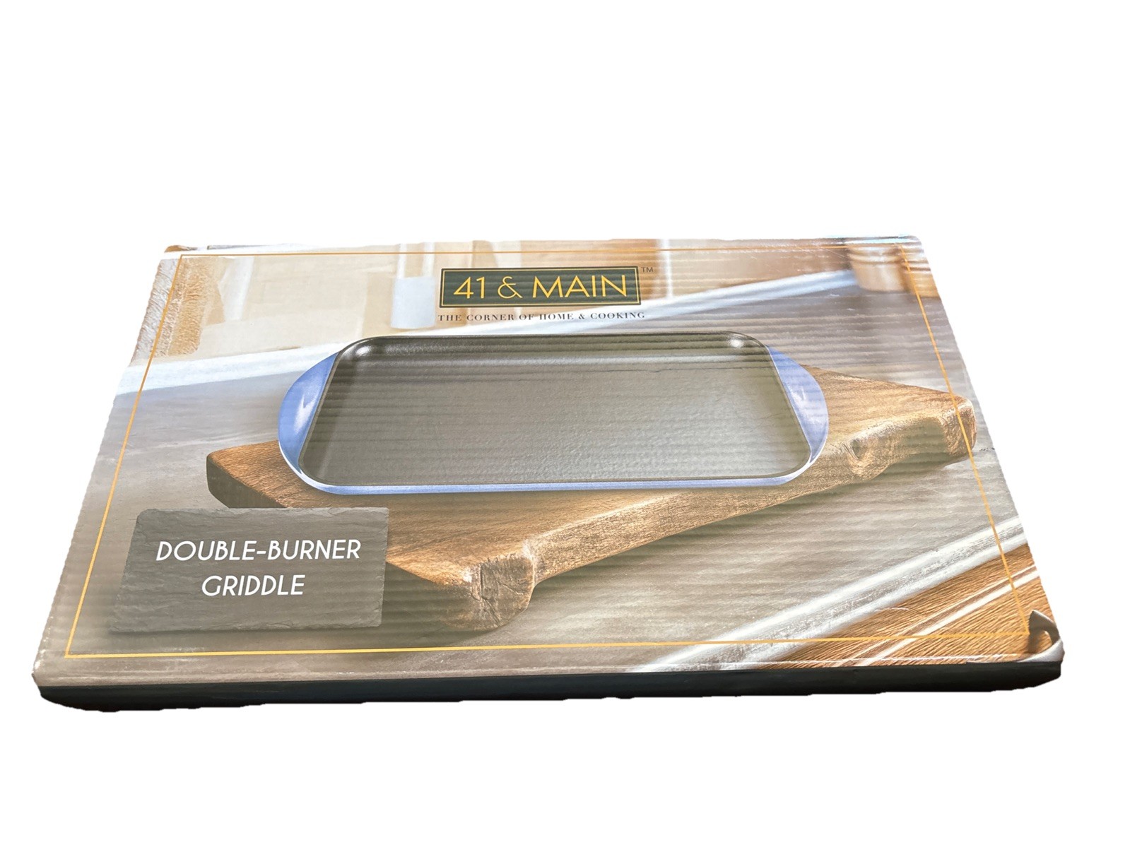 Double-Burner Griddle With Handles