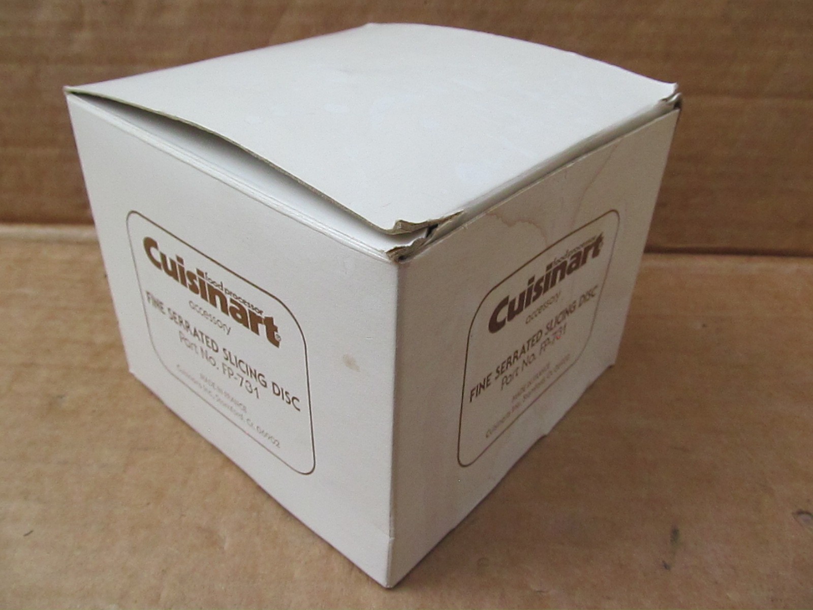 NEW Cuisinart food processor accessory: fine serrated slicing disc FP-731 FRANCE