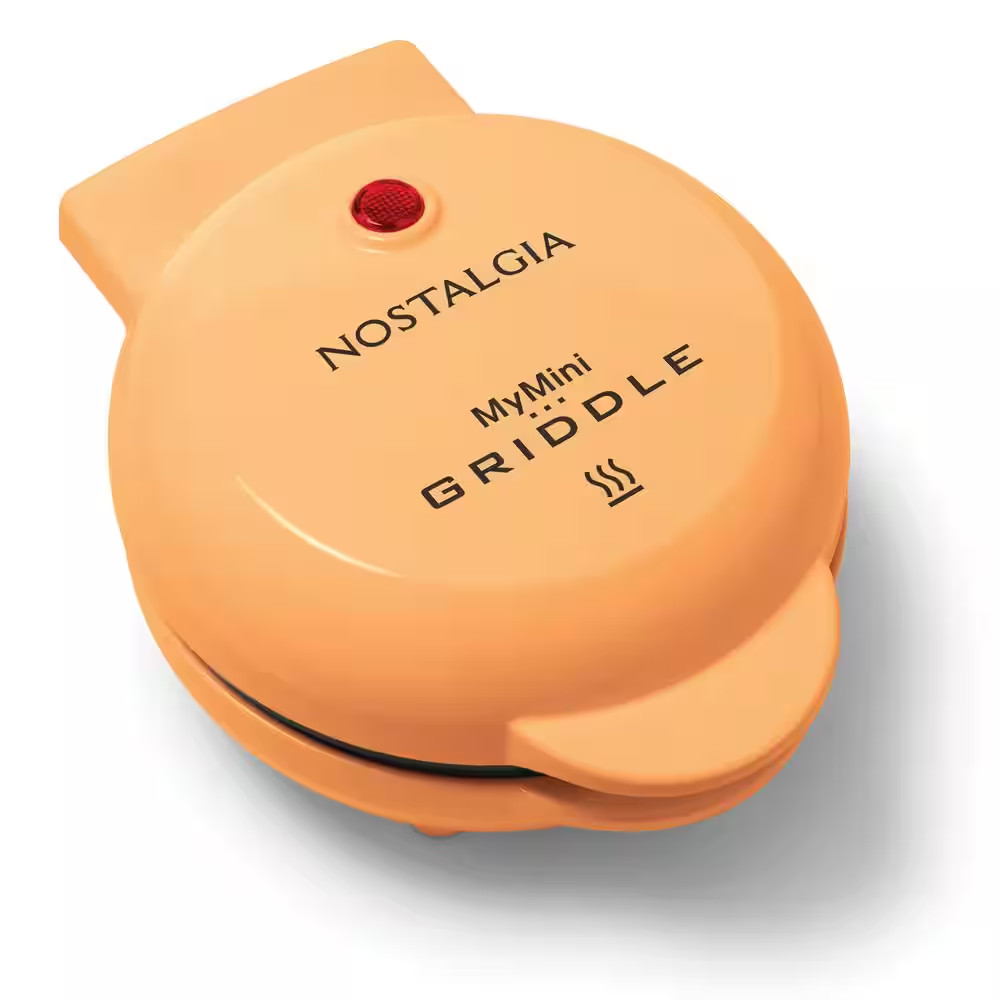 Mymini 19.6 Sq. In. Orange Personal Electric Griddle