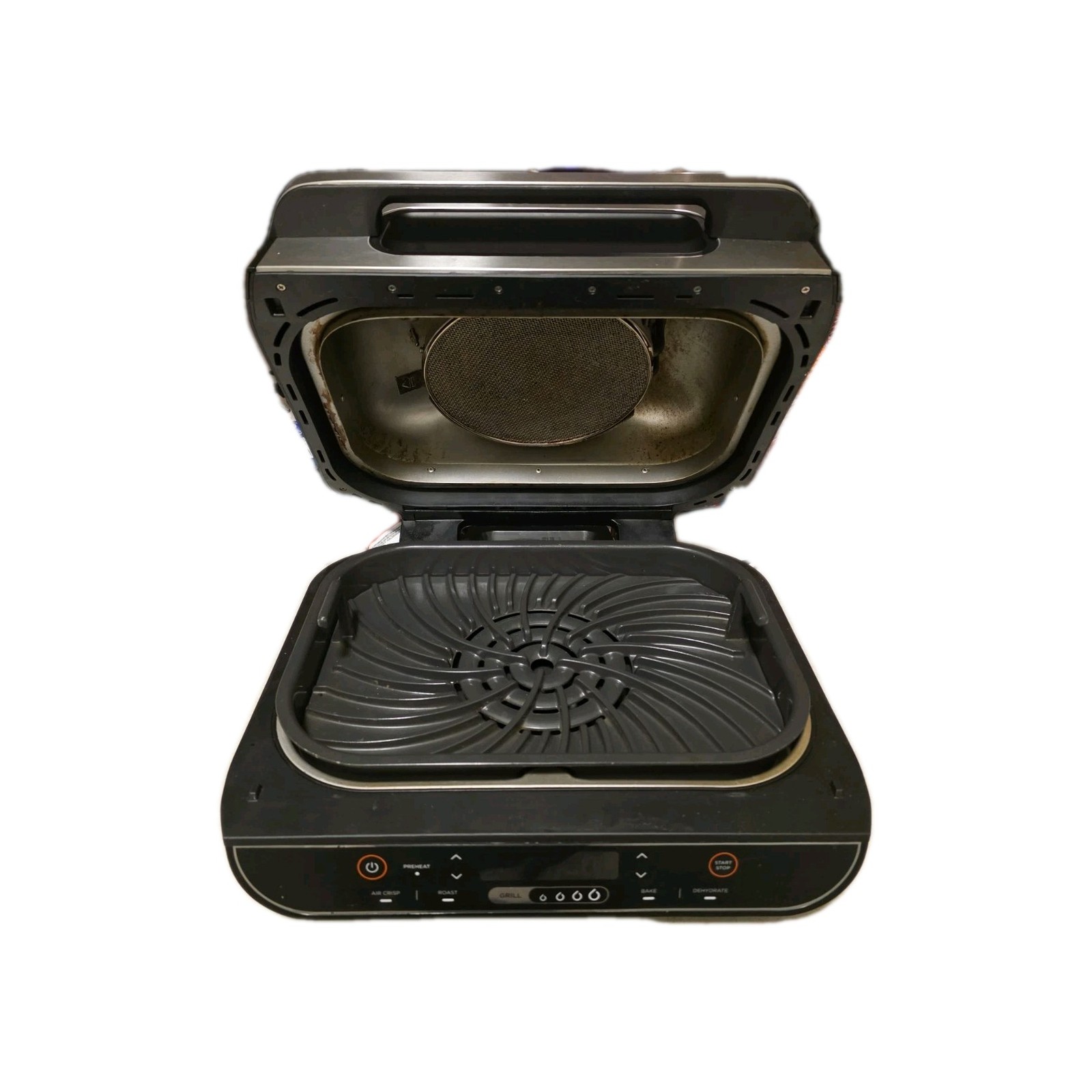 Ninja BG500A Foodi 5 In 1 Indoor Grill and Air Fryer Stainless Steel Cooking Pot