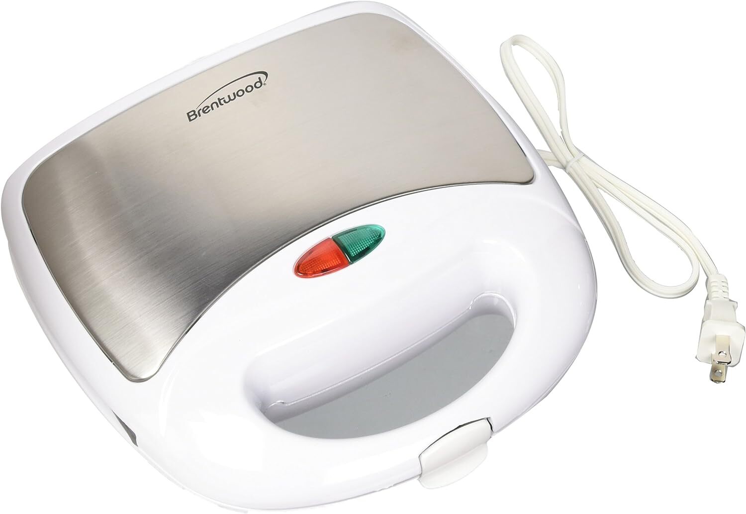 Brentwood Non Stick White Panini Press and Sandwich Maker 750W