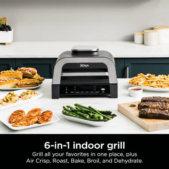 Ninja – Foodi Smart XL 6-in-1 Countertop Indoor Grill with Smart Cook System