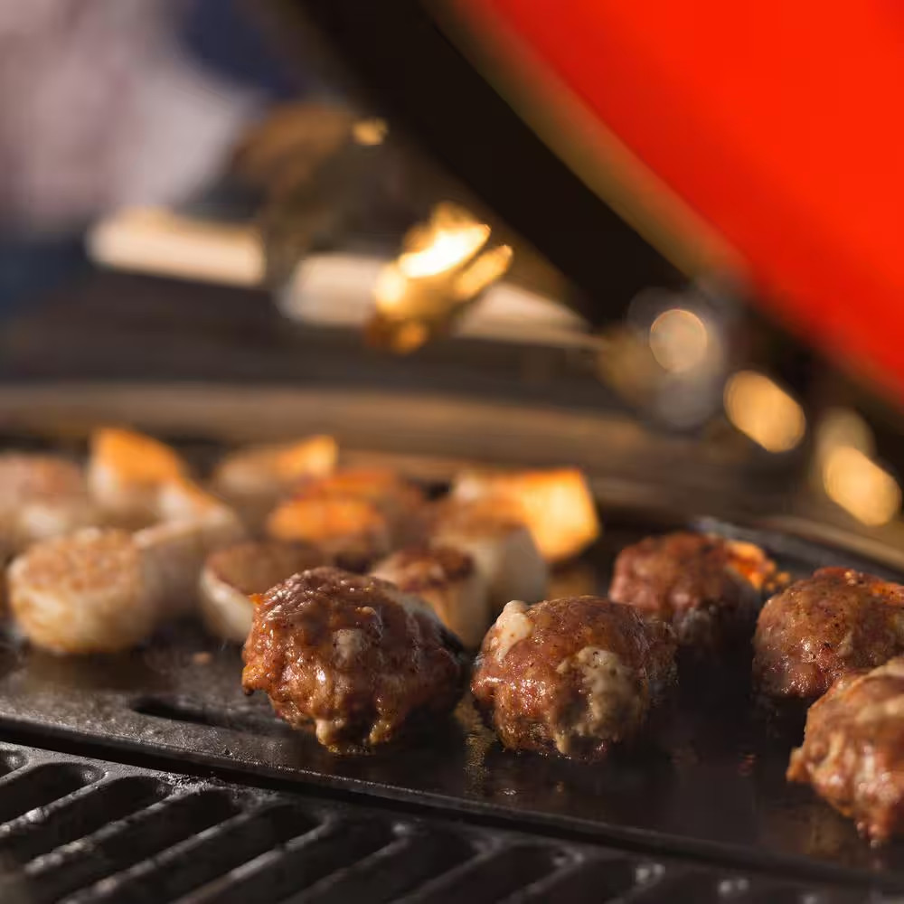 Half Moon Cast Iron Reversible Grill Griddle for 24 In. Big Joe Free Shipping Ne