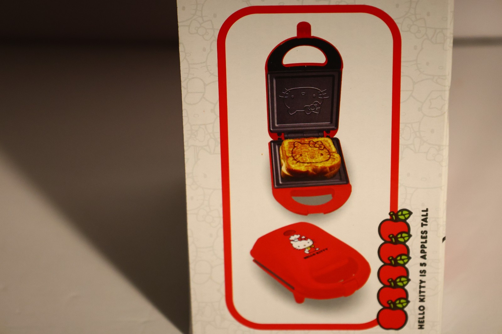 Hello Kitty Red Non-Stick Sandwich Toaster Grill Press