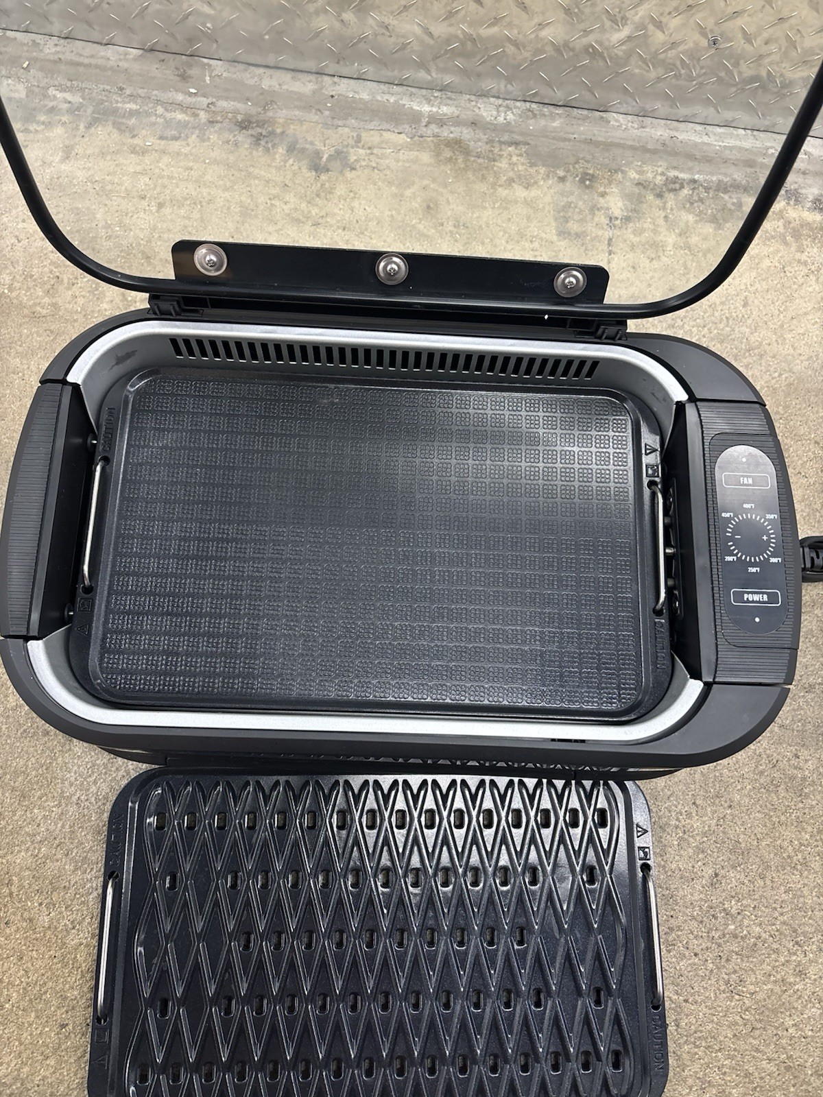 Power XL Indoor Smokeless Grill • Model: PG-1500FDR- Used – 1500W / No Box