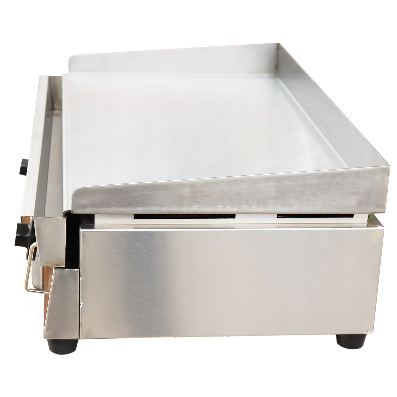 PreAsion LPG Gas Griddle Commercial Countertop Flat Grill Stainless Steel for Re