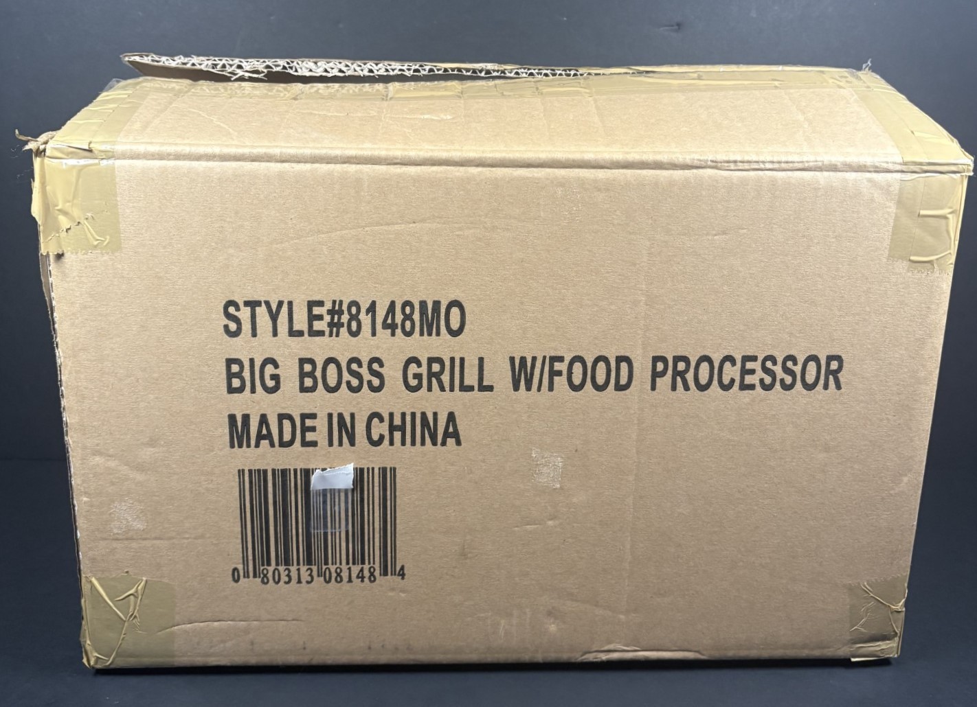 Big Boss Grill w/ 6 Interchangeable Non-stick Cooking Plates, Food Processor