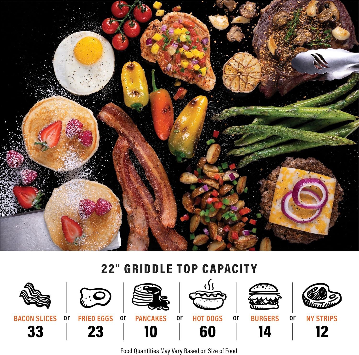 🔥 Blackstone E-Series 8001 22″ Electric Tabletop Griddle Nonstick Ceramic – Bra