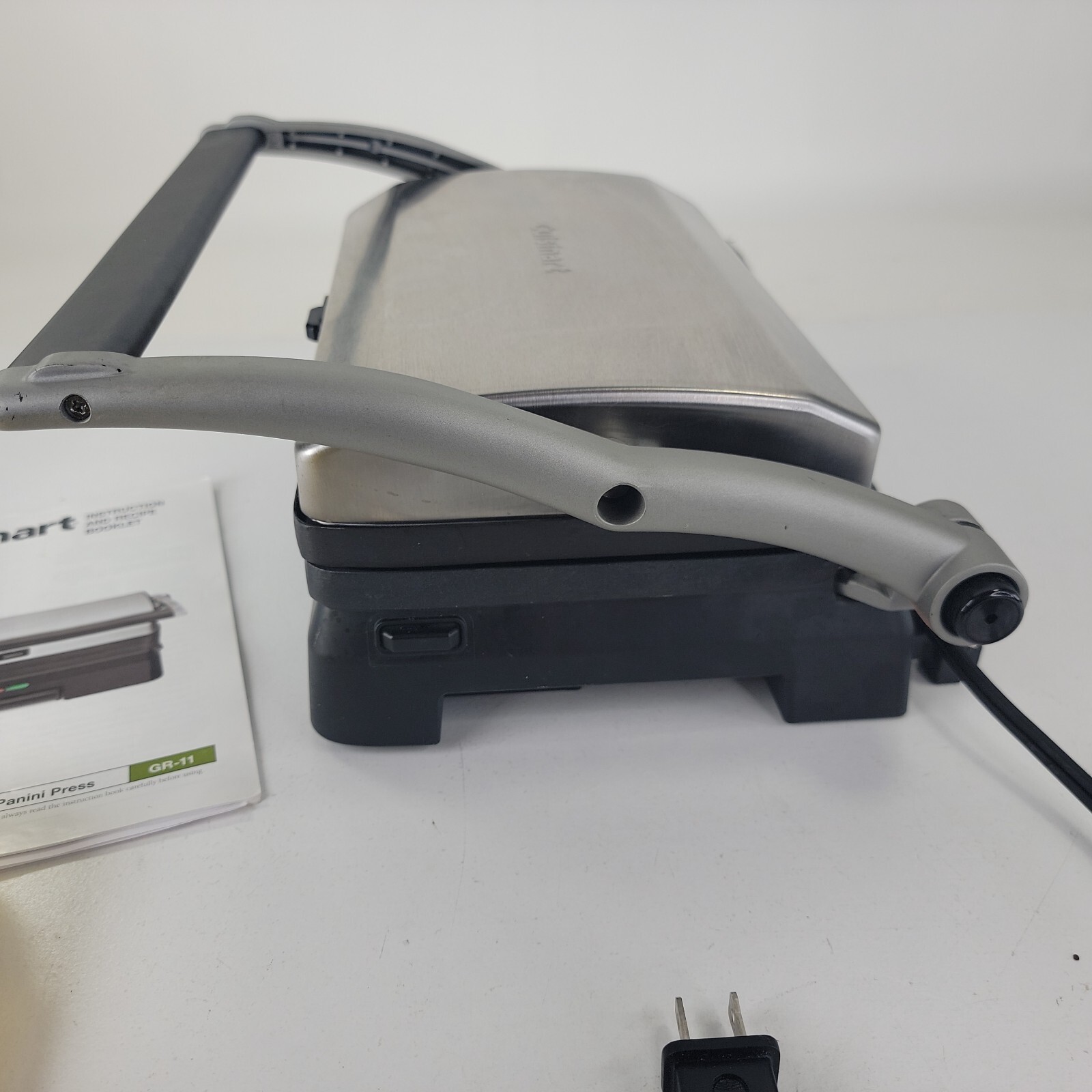 Cuisinart Grill & Panini Press Griddler Series GR-11 w Manual, Floating Hinge