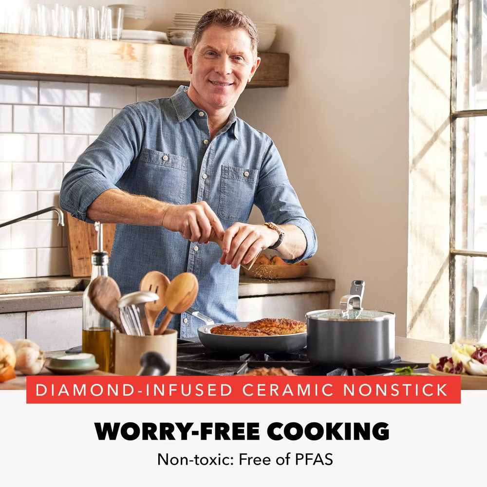 Bobby Flay by GreenPan 8″x11″ Professional Ceramic Nonstick Double Burner