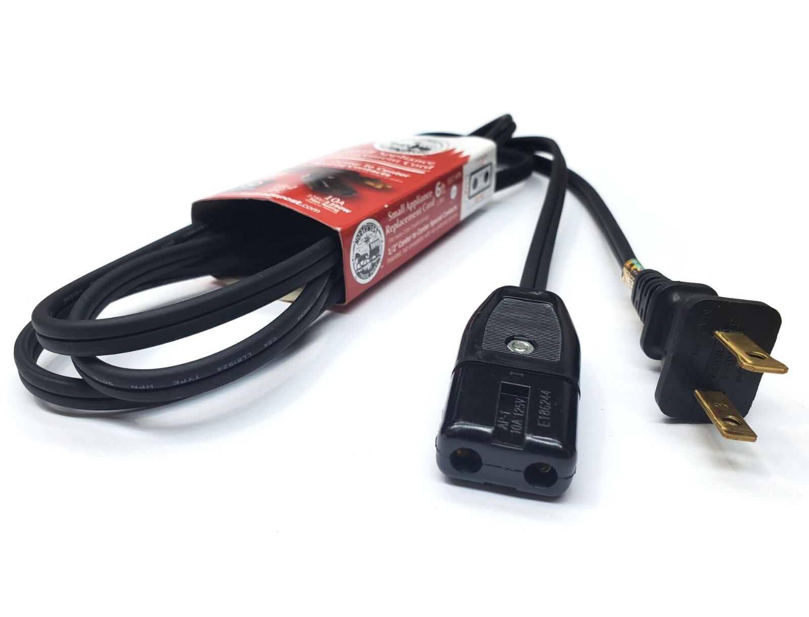 Replacement 6ft Power Cord for Rival Indoor Smokeless Grill Model 5730 5740 5750