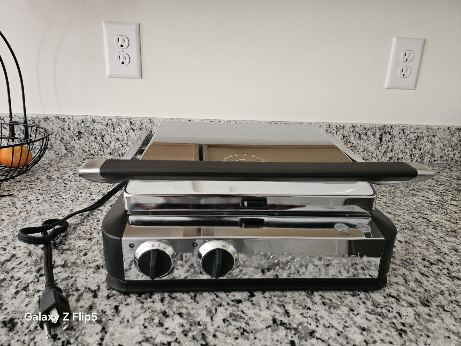 Wolfgang Puck Jumbo Heavy Duty Nonstick Panini Grill.