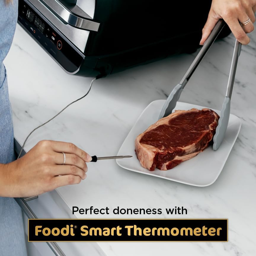 Ninja | Indoor Grill and Air Fryer| Foodi Smart XL | 6-In-1 Grill, Air Fry, Roas