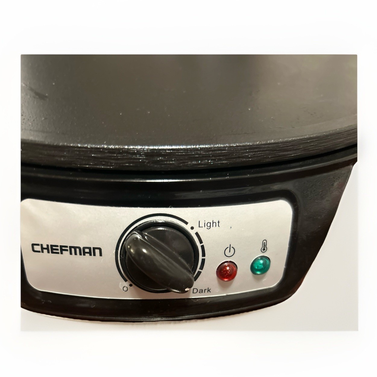 Chefman 12″ Electric Crepe Maker & Griddle Nonstick Blintzes Pancakes Bacon