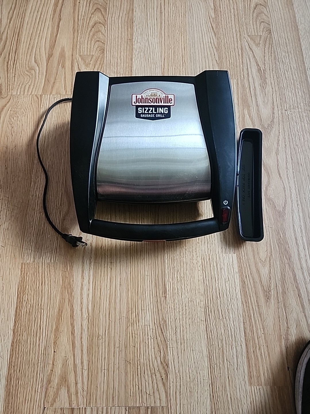 Johnsonville Sizzling Sausage Grill Electric Dishwasher Safe Stainless Steel