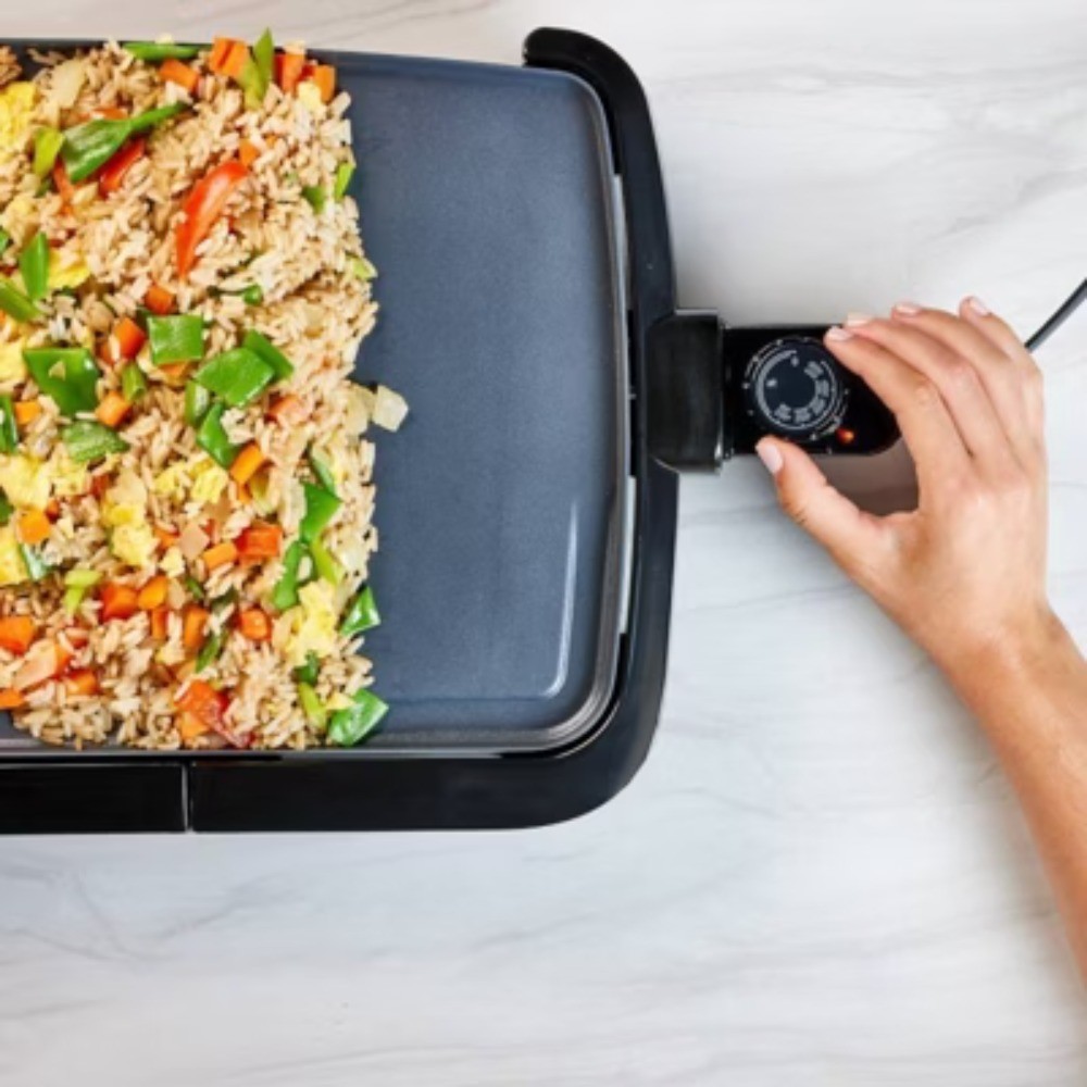 BLACK+DECKER 20in Electric Griddle, Family Size Nonstick 1500W new