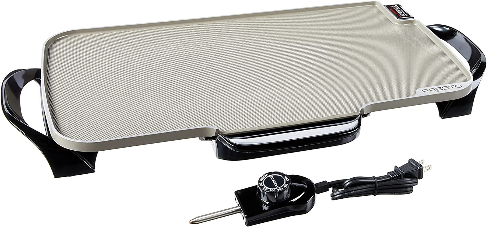 07062-22-Inch Ceramic Removable Handles Electric Griddle, 22 Inch, Black