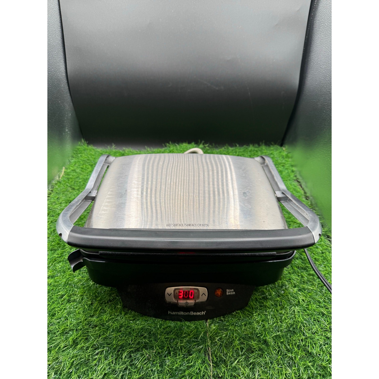 Hamilton Beach Steak Lover’s Indoor Grill – Model 25331 – Tested/Works