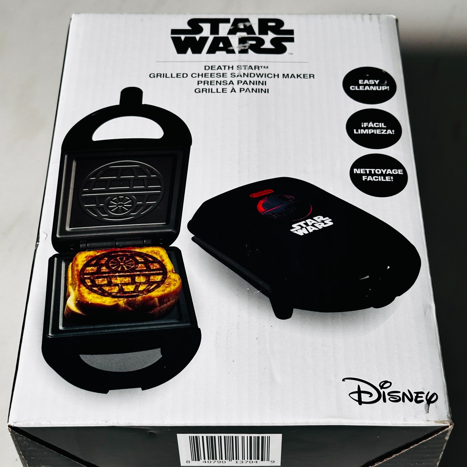 Star Wars Death Star Grilled Cheese Sandwich Maker Press Panini Disney Non Stick