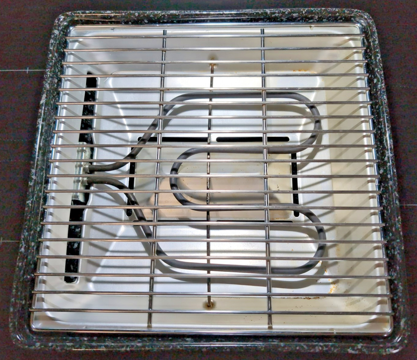 Maverick 960W Vintage Cool-Touch Stoneware Electric dual surface Indoor Grill