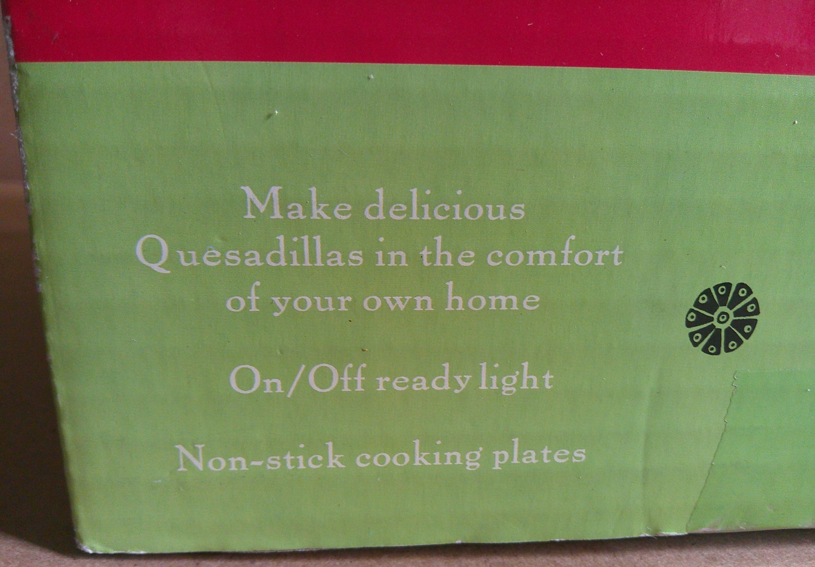El Paso Chile Company RED Quesadilla Maker With Manual