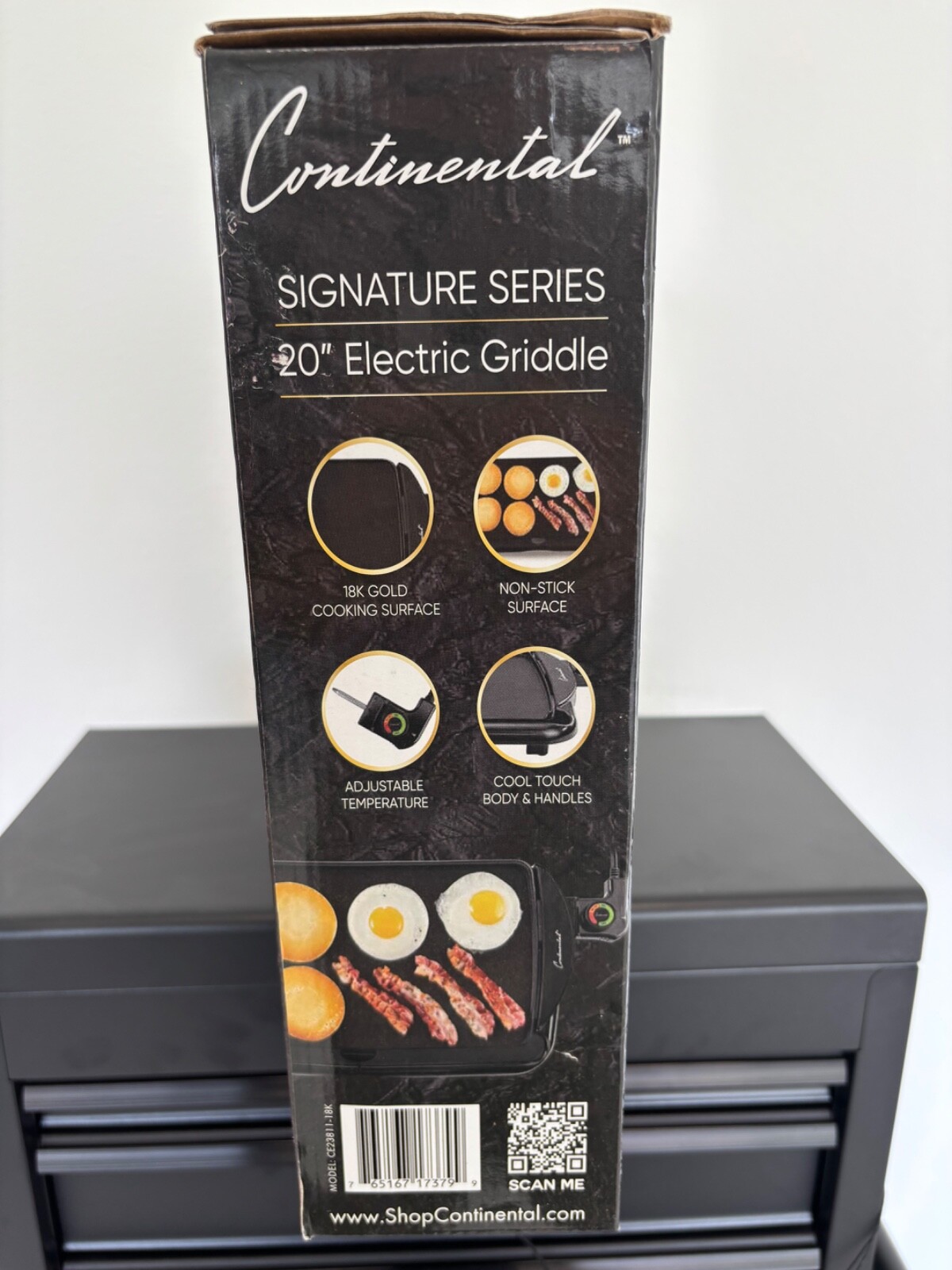 CONTINENTAL 18K SIGNATURE SERIES 20” ELECTRIC GRIDDLE
