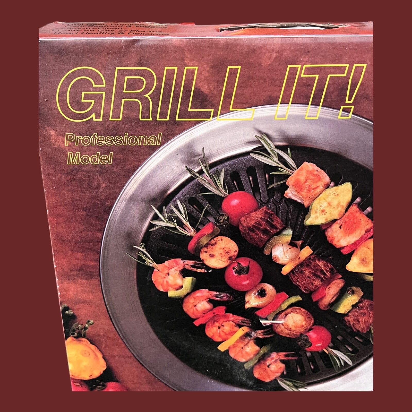 ✨Grill It / Itss Delicious! Indoor Smokeless Stove Top Grill Professional Model