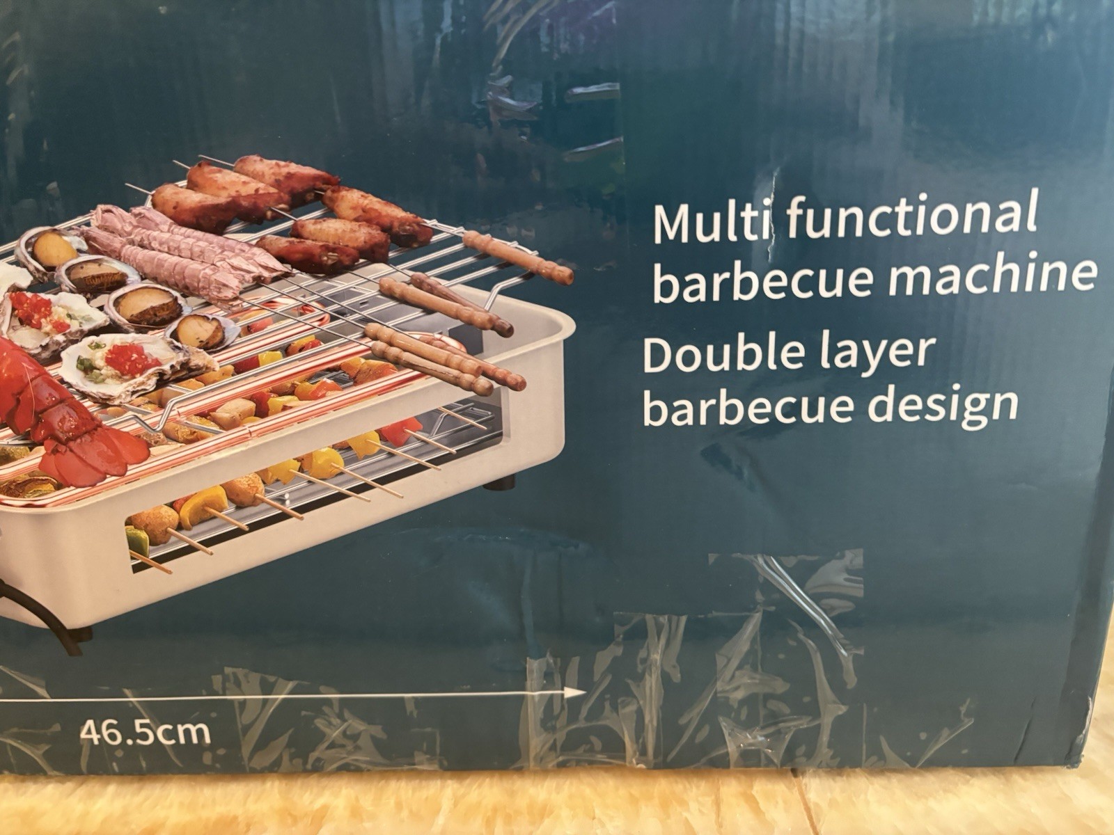 Aoran Kitchen AR-15 Electric Griddle BBQ Grill 1500W White New