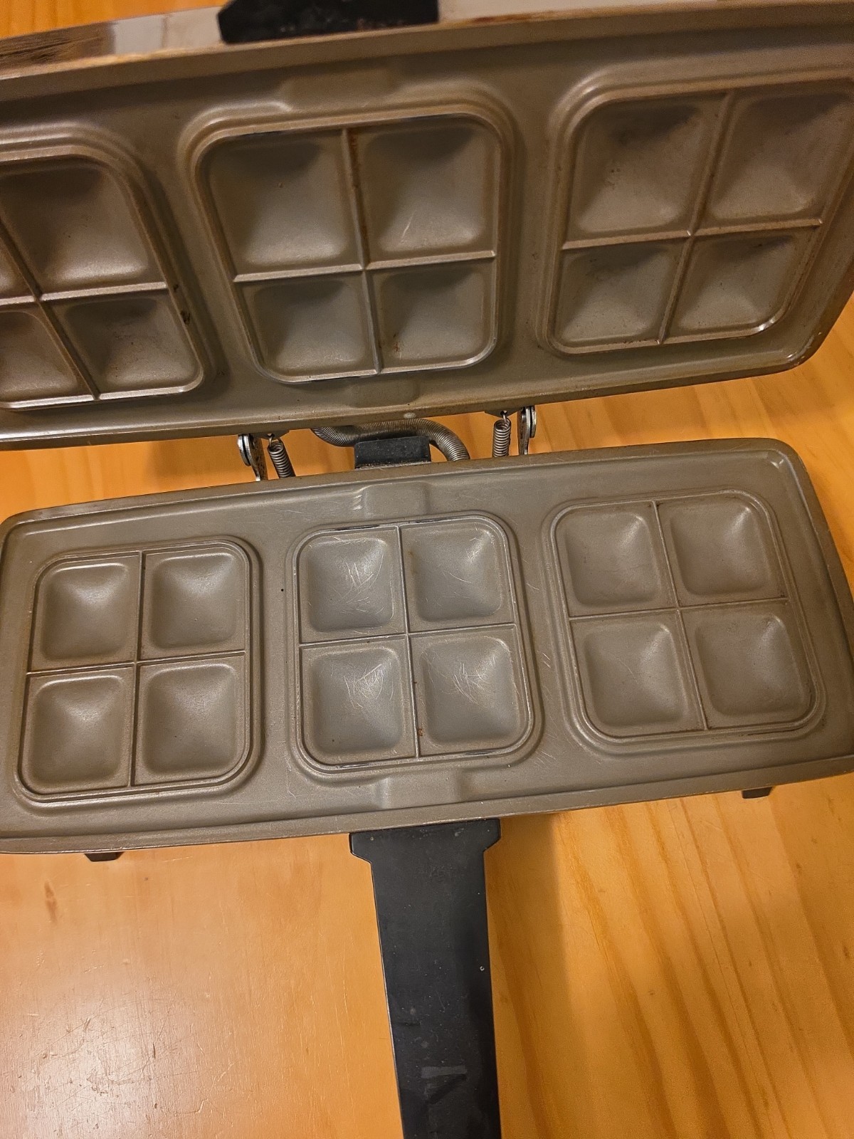 Vintage Sun Beam Party Grill Model 870 Sandwich Maker Press Tested Working Clean