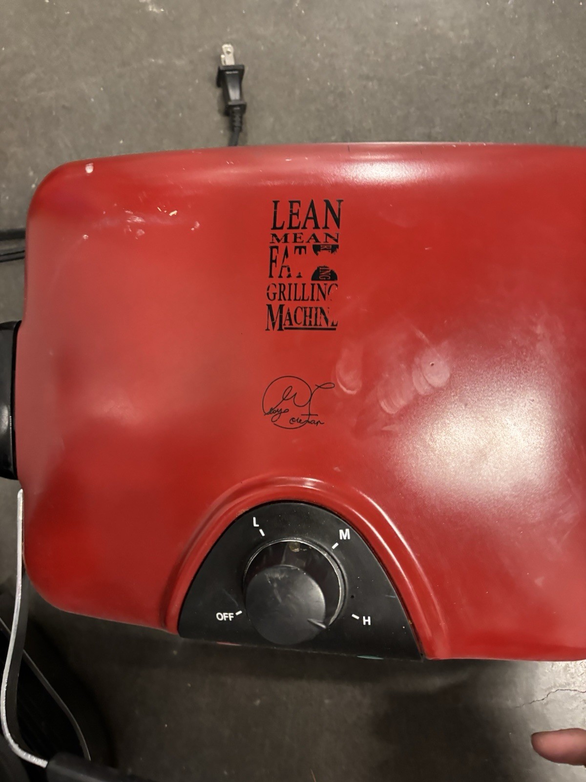 George Foreman GRP90WGR Electric Contact Grill 1440W Red/Black