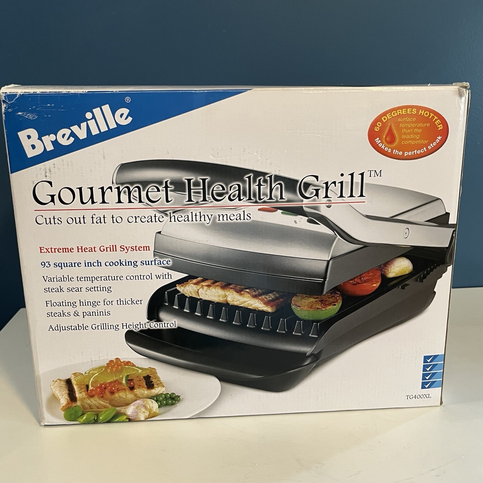 Breville Gourmet Health Grill & Panini Press 1500 Watt TG400XL Tested