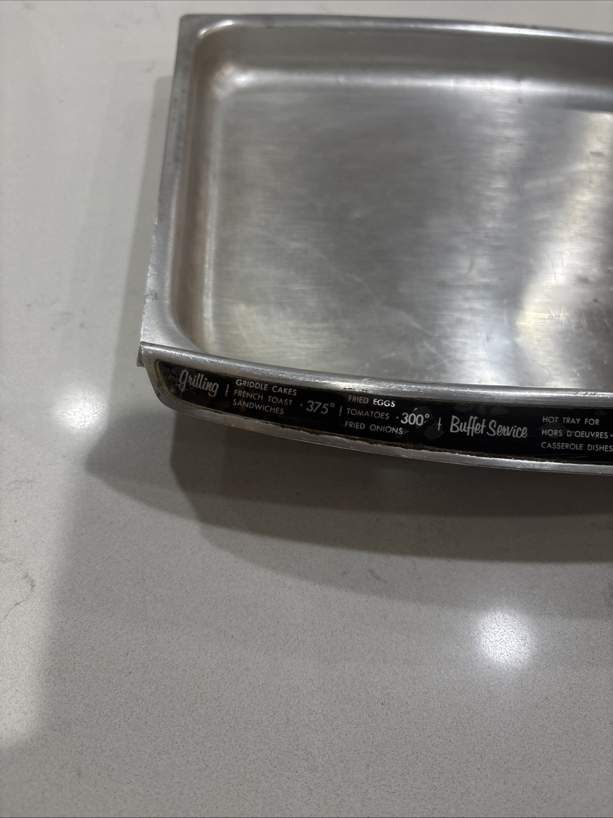 Vintage Farberware Model 260 electric griddle REPLACEMENT DRIP PAN