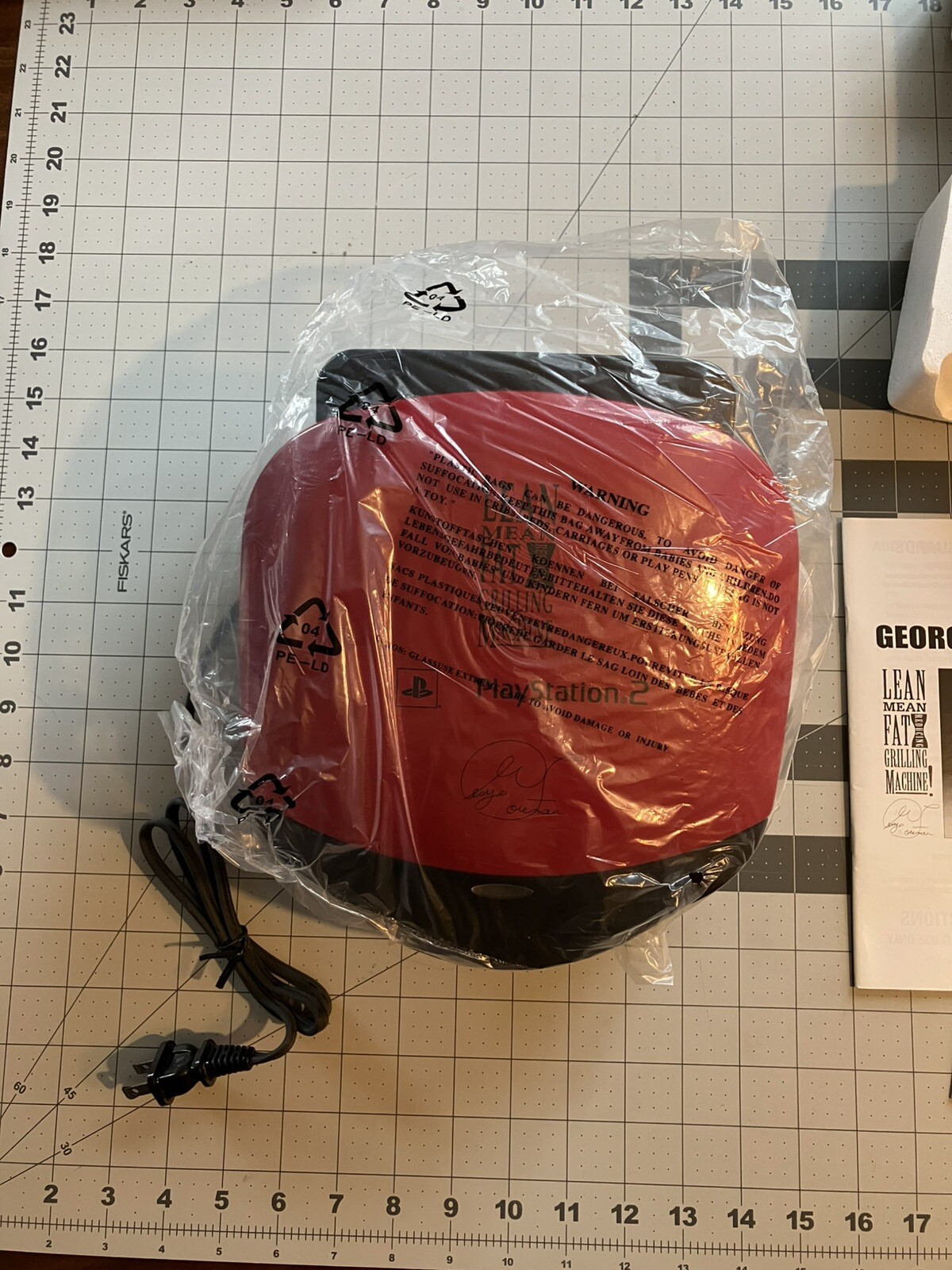 Sony PlayStation 2 Branded George Foreman Grill, early 2000s, NIB