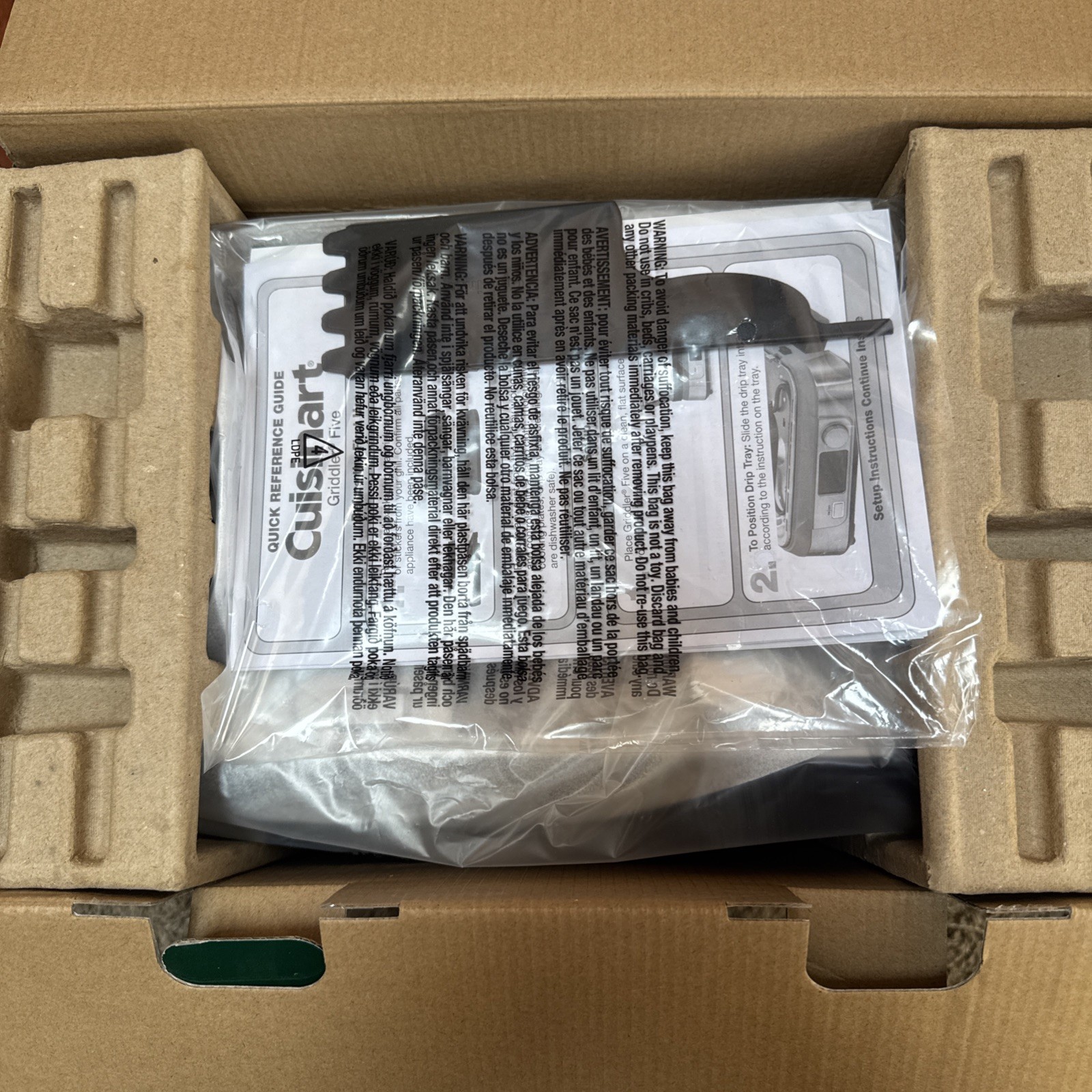 Cuisinart Griddler Five 5 in 1 Digital Grill Griddle Panini Press New Open Box
