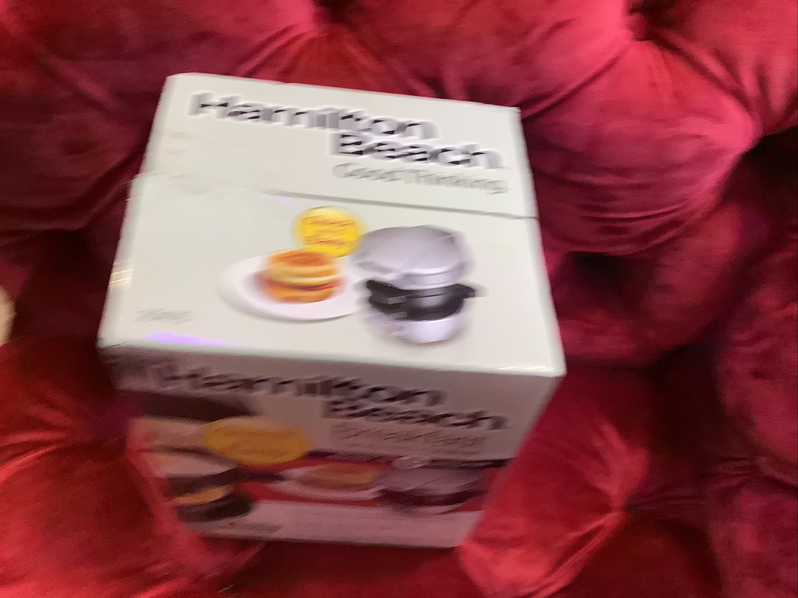 Hamilton Beach Breakfast Sandwich Maker 25478R NEW Factory Sealed Damaged Box
