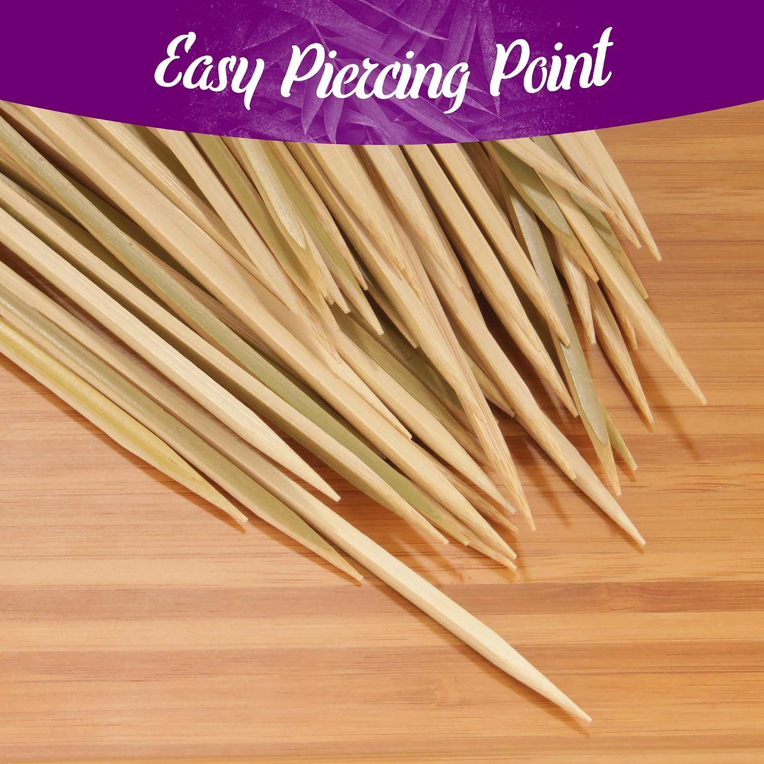BambooMN 3.5″ Bamboo Paddle Pick Skewers for Food, Drinks, Appetizers – 10,000 P