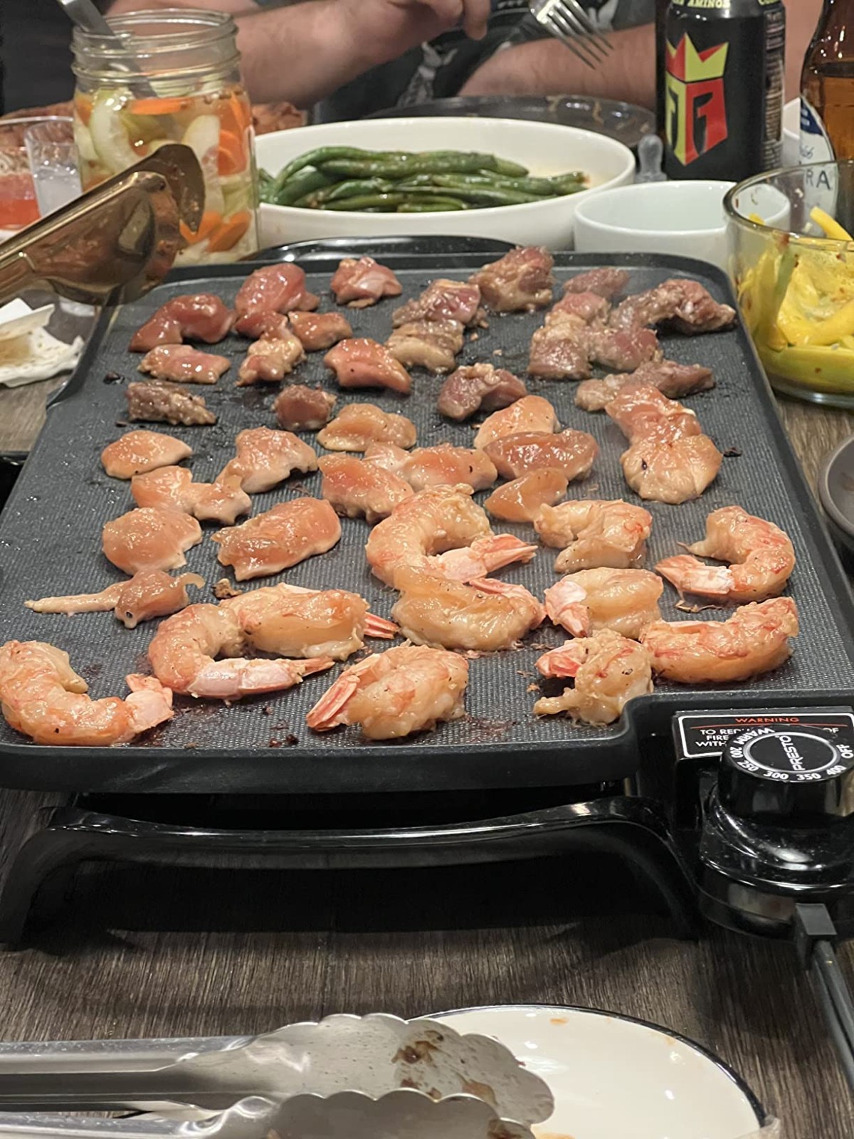 Smokeless Indoor Electric Griddle BBQ Non-Stick w/ Heat Control 1500 Watts XL