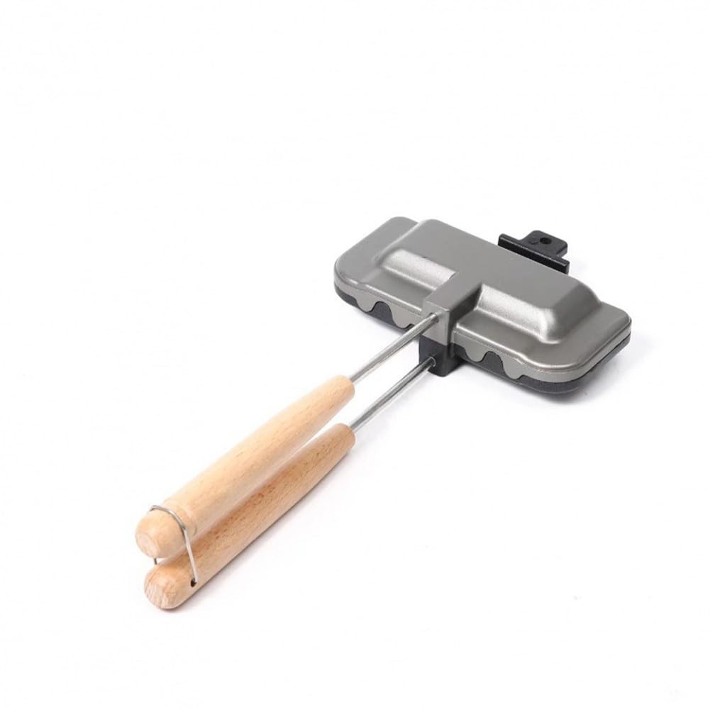 Double-Sided Hot Sandwich Maker & Toaster, Nonstick Frying Pan for Breakfast, Re
