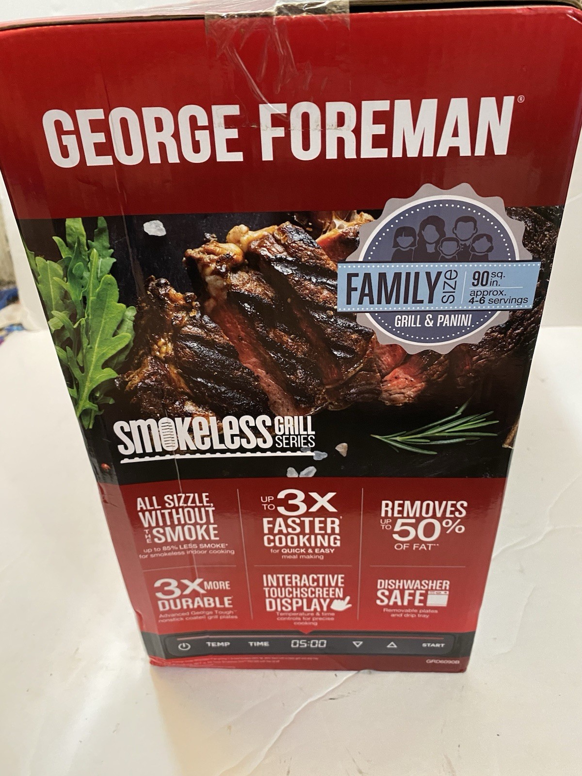 George Foreman RPGD3994 Grill Griddle Pans – Silver