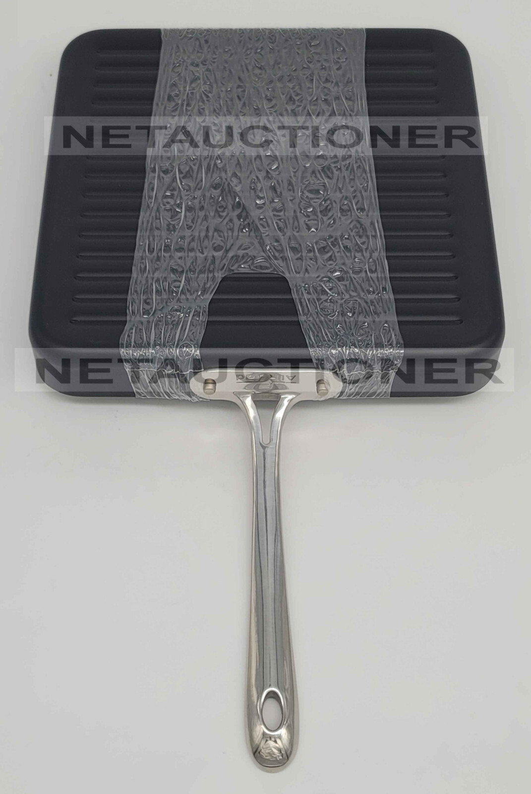New ALL-CLAD 11″ Hard Anodized B1 Nonstick Square Griddle & Grill Set Bundle