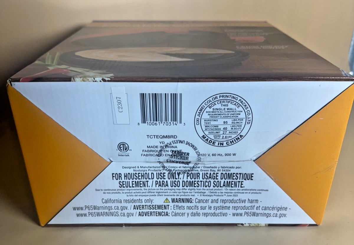 TACO TUESDAY 8-Inch Electric Quesadilla Maker Brand New & Sealed