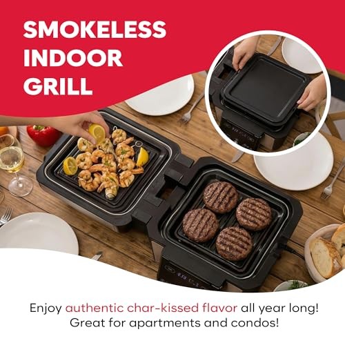 All in One Oven Smokeless Grill Air Fryer Griddle