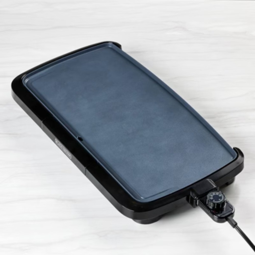BLACK+DECKER 20in Electric Griddle, Family Size Nonstick 1500W new